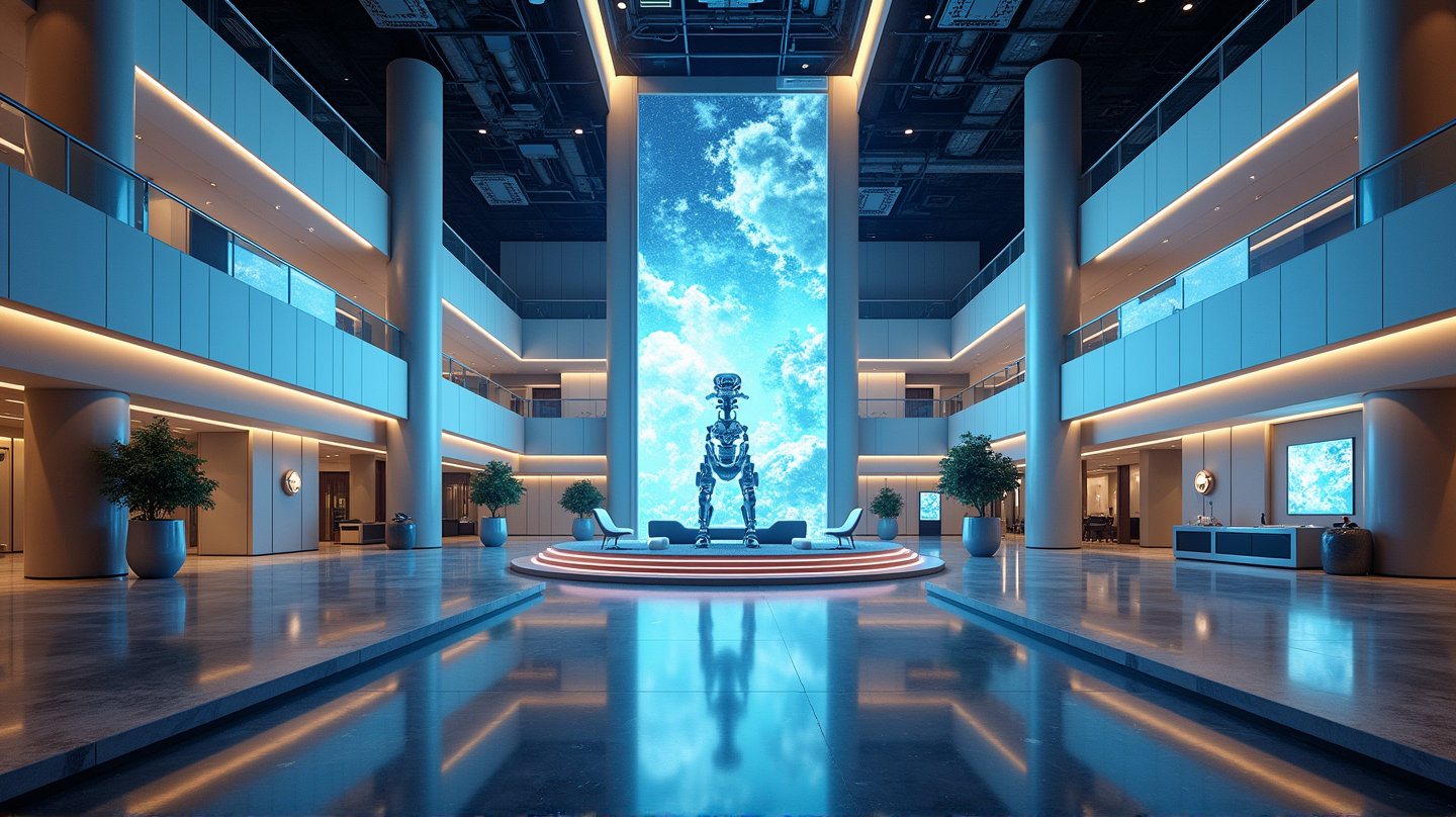 El Futuro de los Hoteles: Vistas Personalizadas con IA y Recepcionistas Robóticos