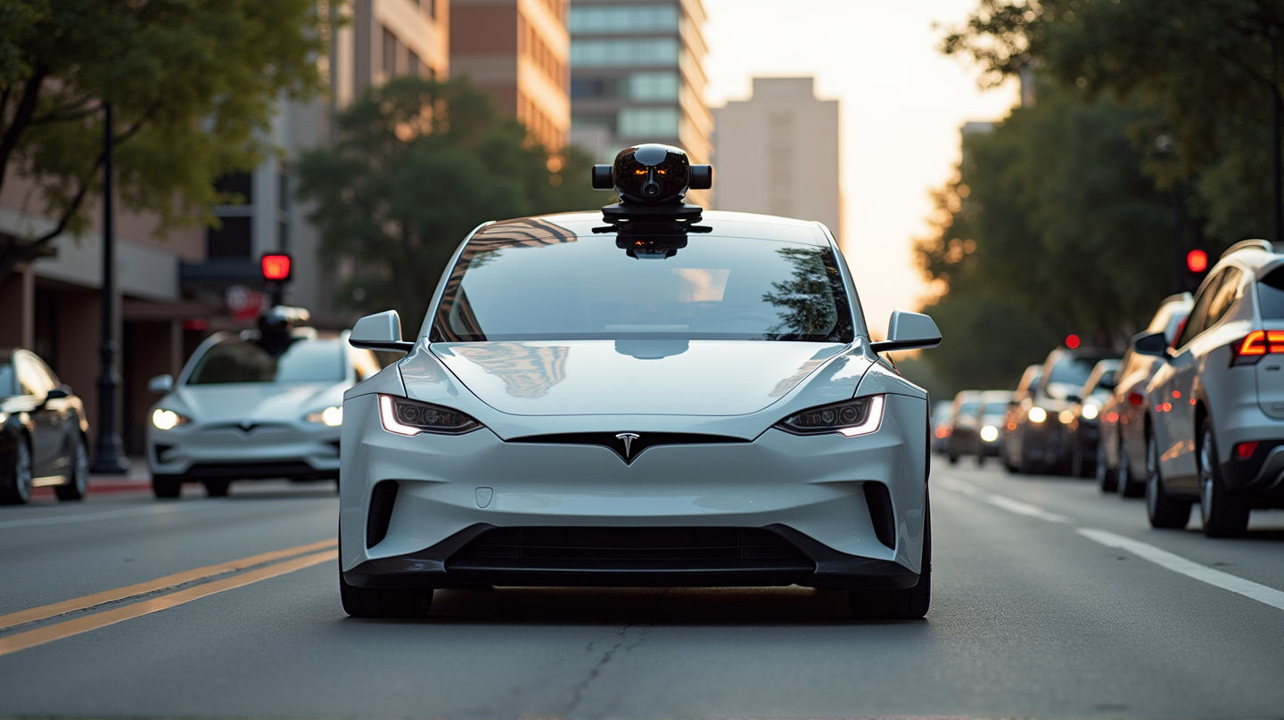 Los futuristas robotaxis de Elon Musk recorren las calles de Austin