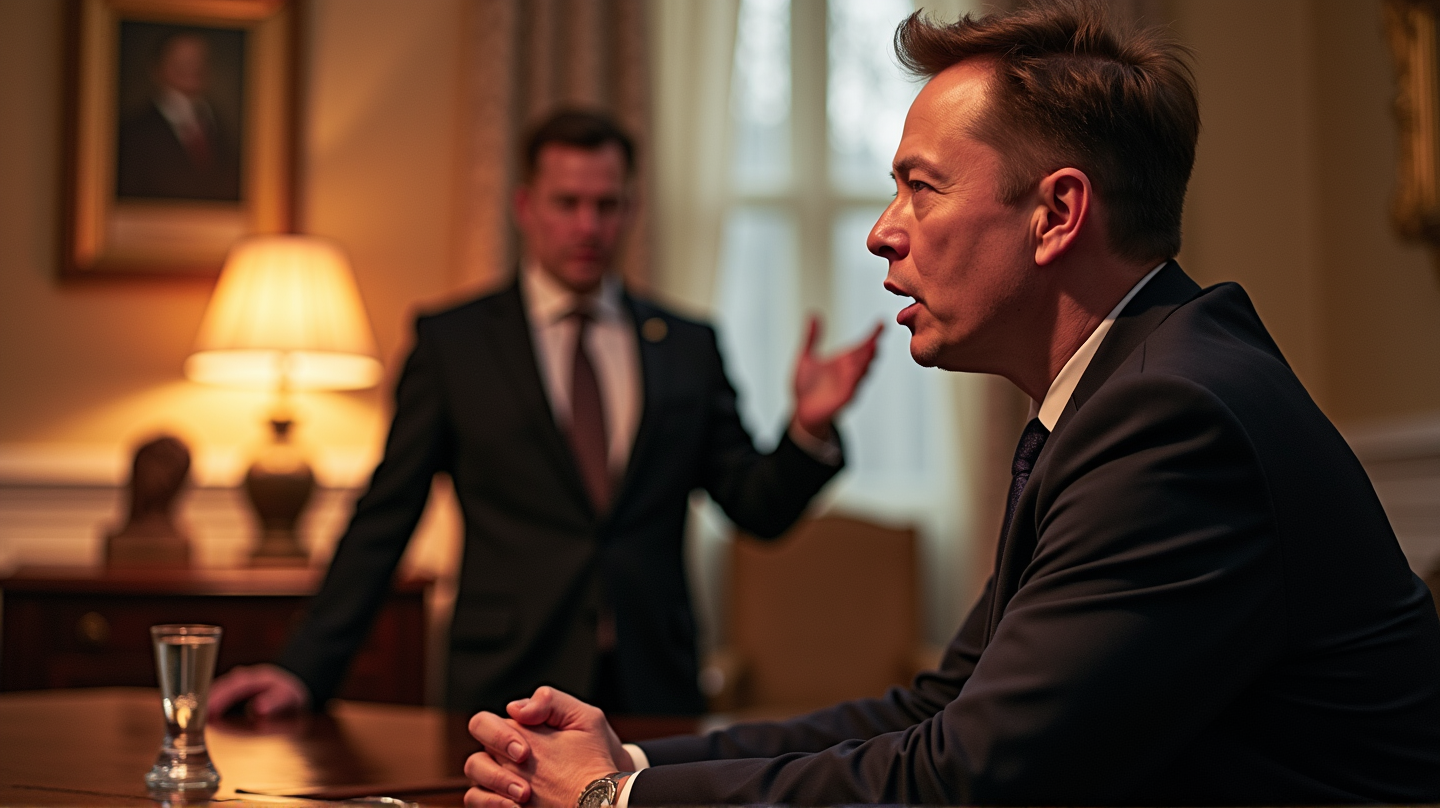 El Ataque Mordaz de Elon Musk a un Asesor de Trump Desata el Drama en la Casa Blanca