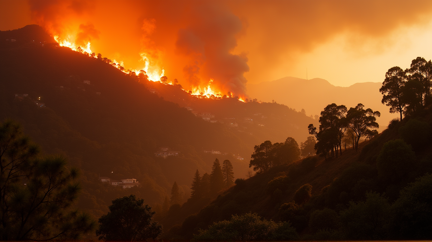 Detenido por presunto incendio en el icónico rastro de Hollywood