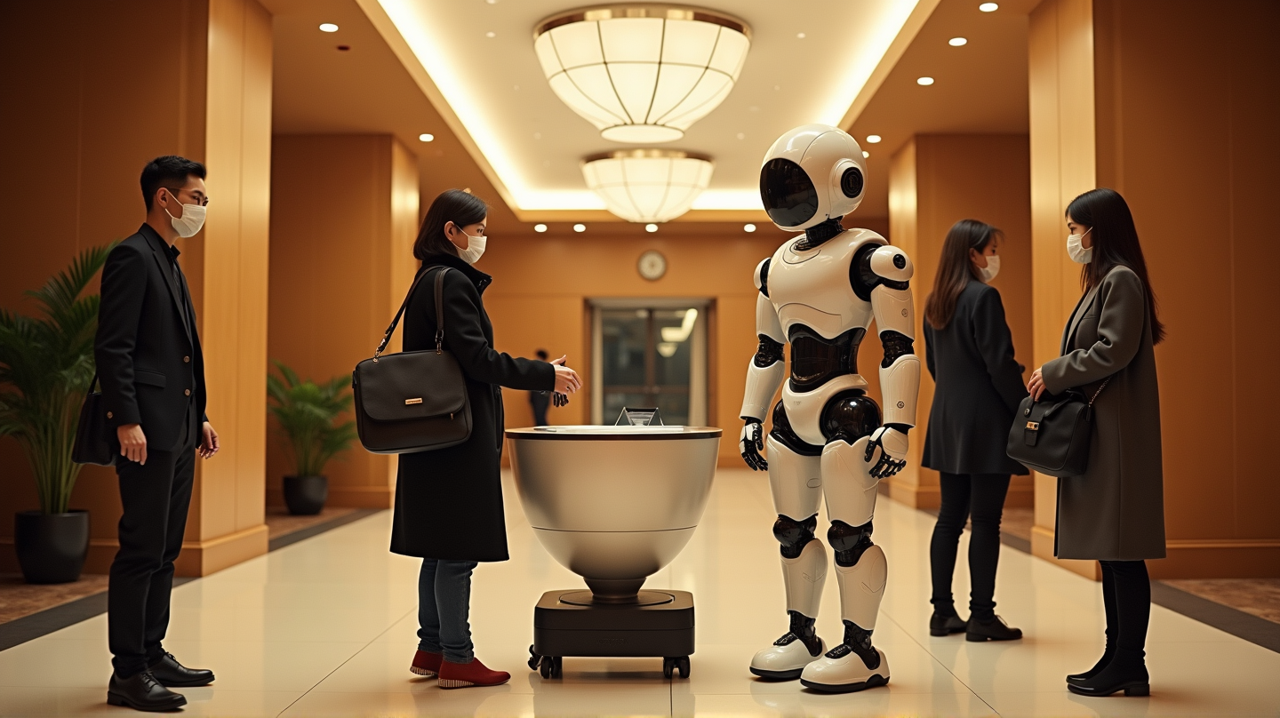 Hotel de Tokio Convierte la Ciencia Ficción en Realidad: Robots Sustituyen al Personal