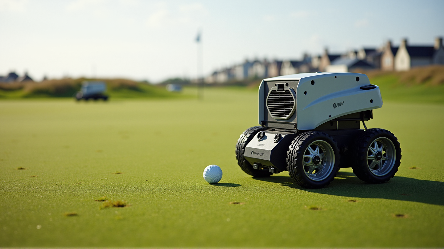 Revolución en el Green: Los Robots Toman el Centro del Escenario en el AIG Women's Open
