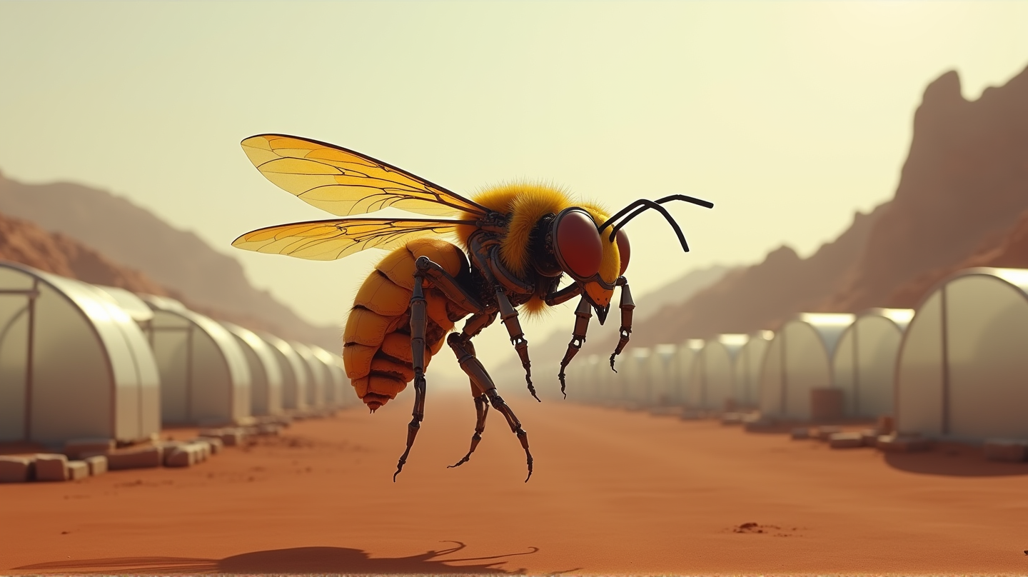 La Abeja Robótica del MIT: Un Futuro Revolucionario para la Polinización en Marte