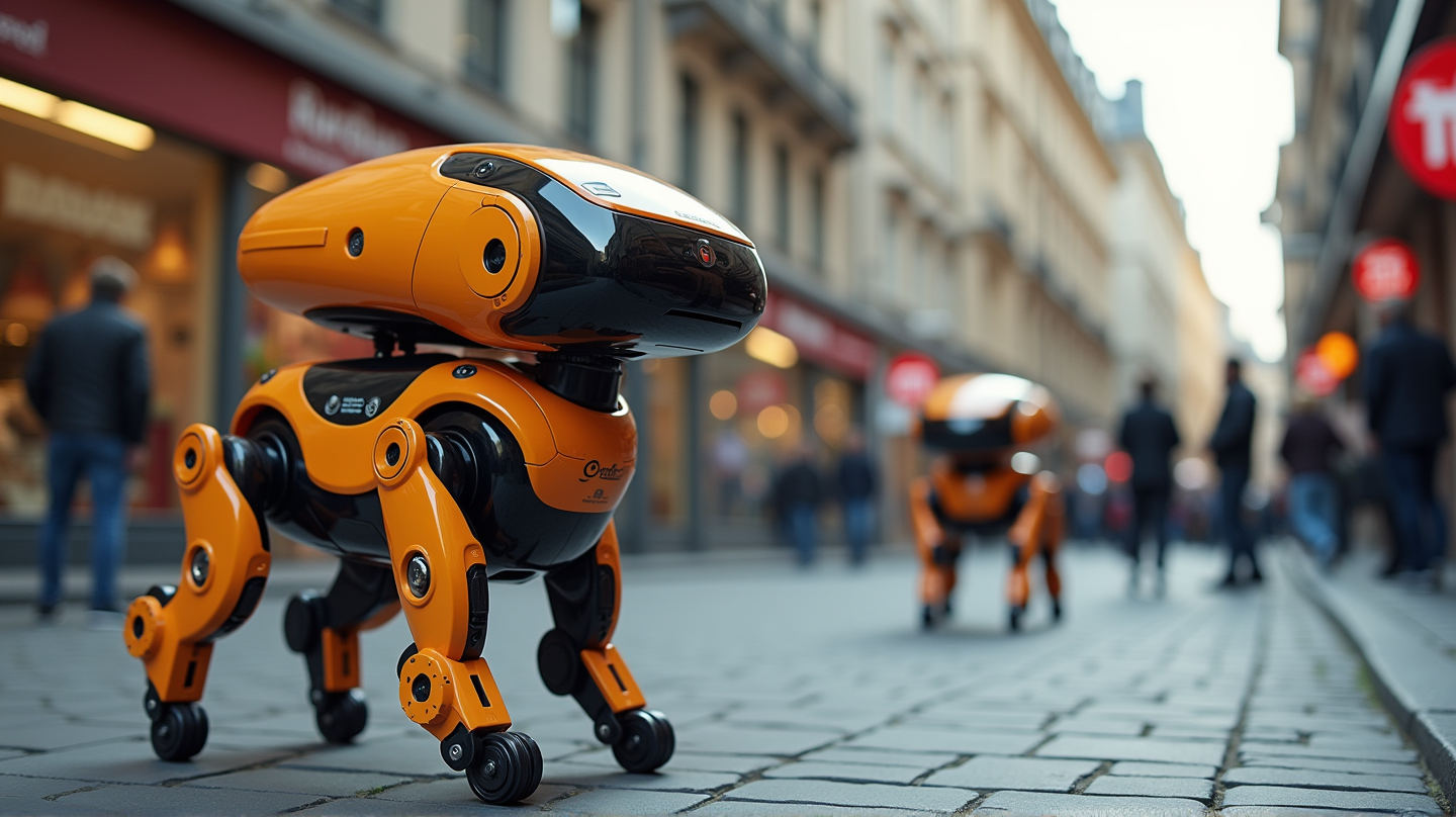 Mensajeros futuristas de cuatro patas: perros robots con IA conquistan las calles de Zúrich