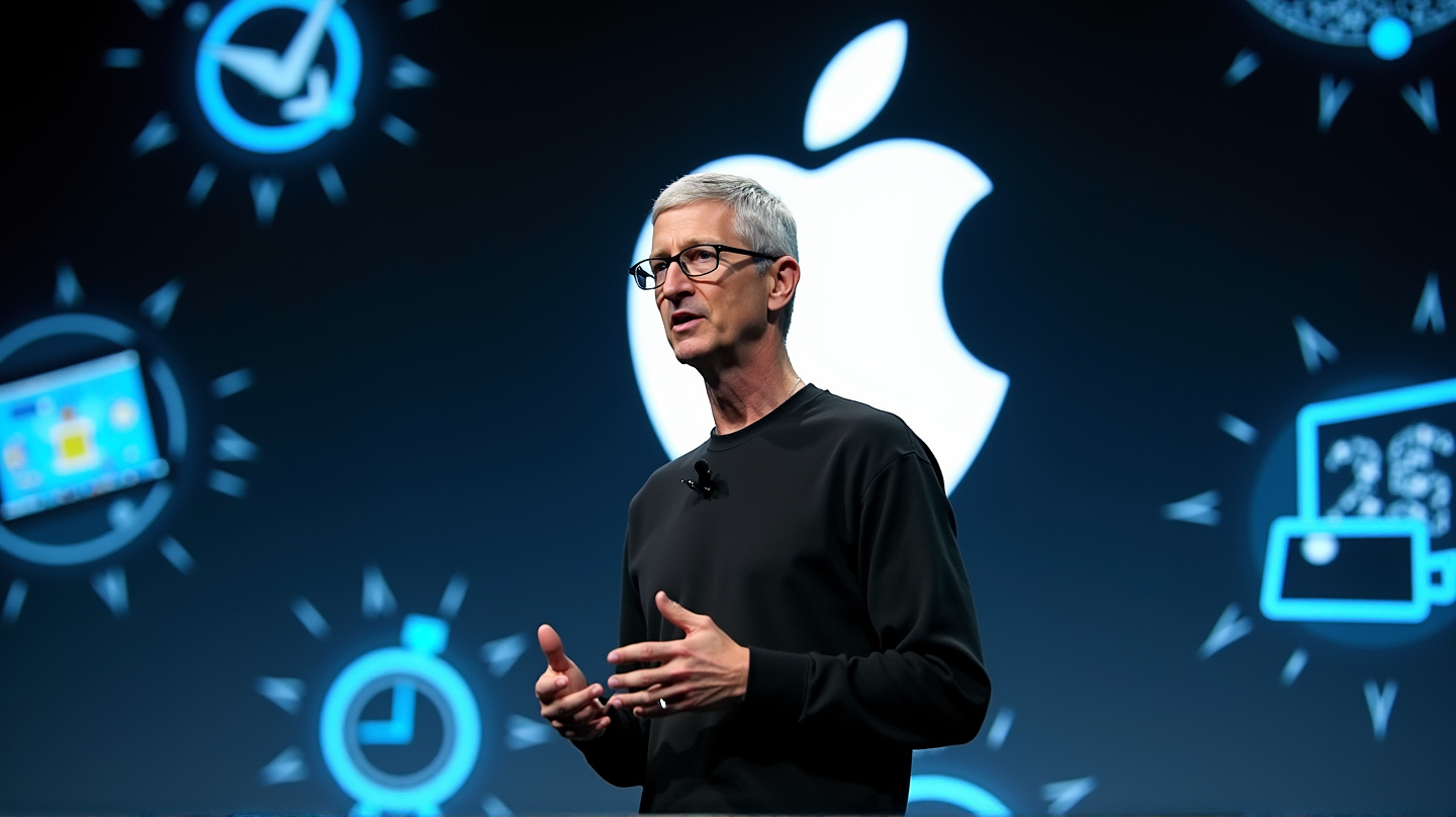 La Apuesta Audaz en IA de Tim Cook: Llegada Tardía con Ambiciones de Dominar