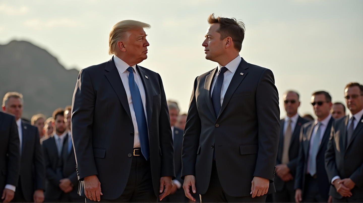 Encuentro Inesperado: Trump y Musk se Reencuentran en el Memorial de Charlie Kirk