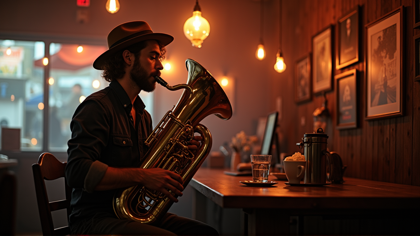 Una tuba en el tiempo: de malabarista local a estrella de Hollywood