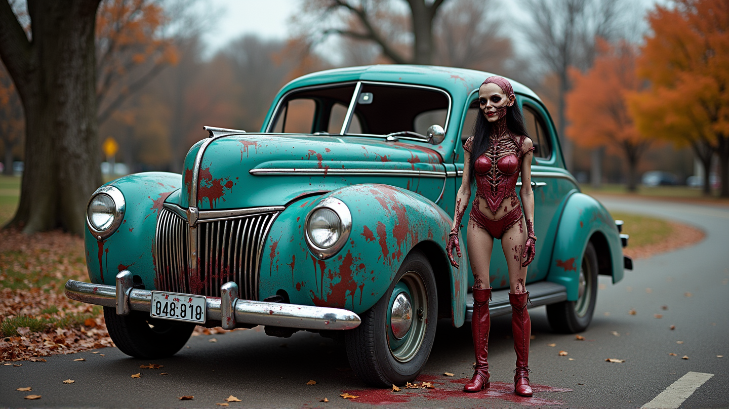 Una Exhibición de Halloween para la Historia: Cuando los Robots y la Creatividad se Unen