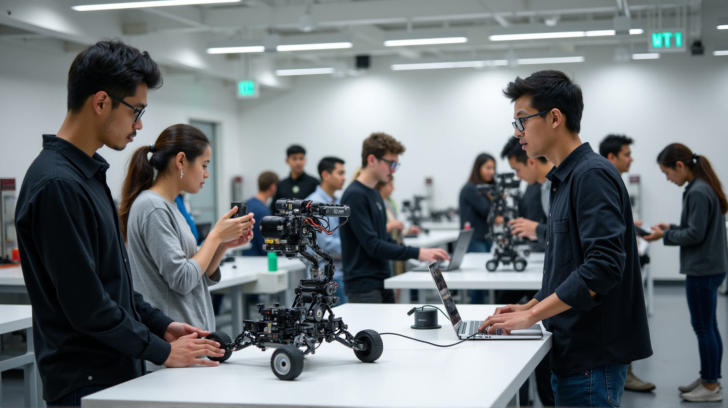Los Robots de Rescate de Alta Tecnología de CSULB: Estudiantes Crean los Héroes del Mañana