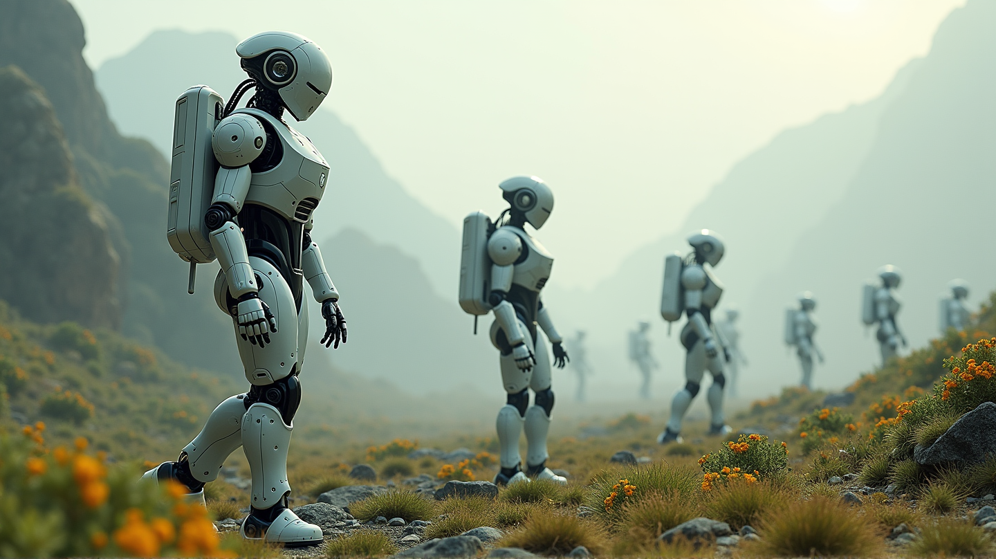 China Desvela la Frontera Humanoide: Robots de Alta Tecnología Patrullarán las Fronteras