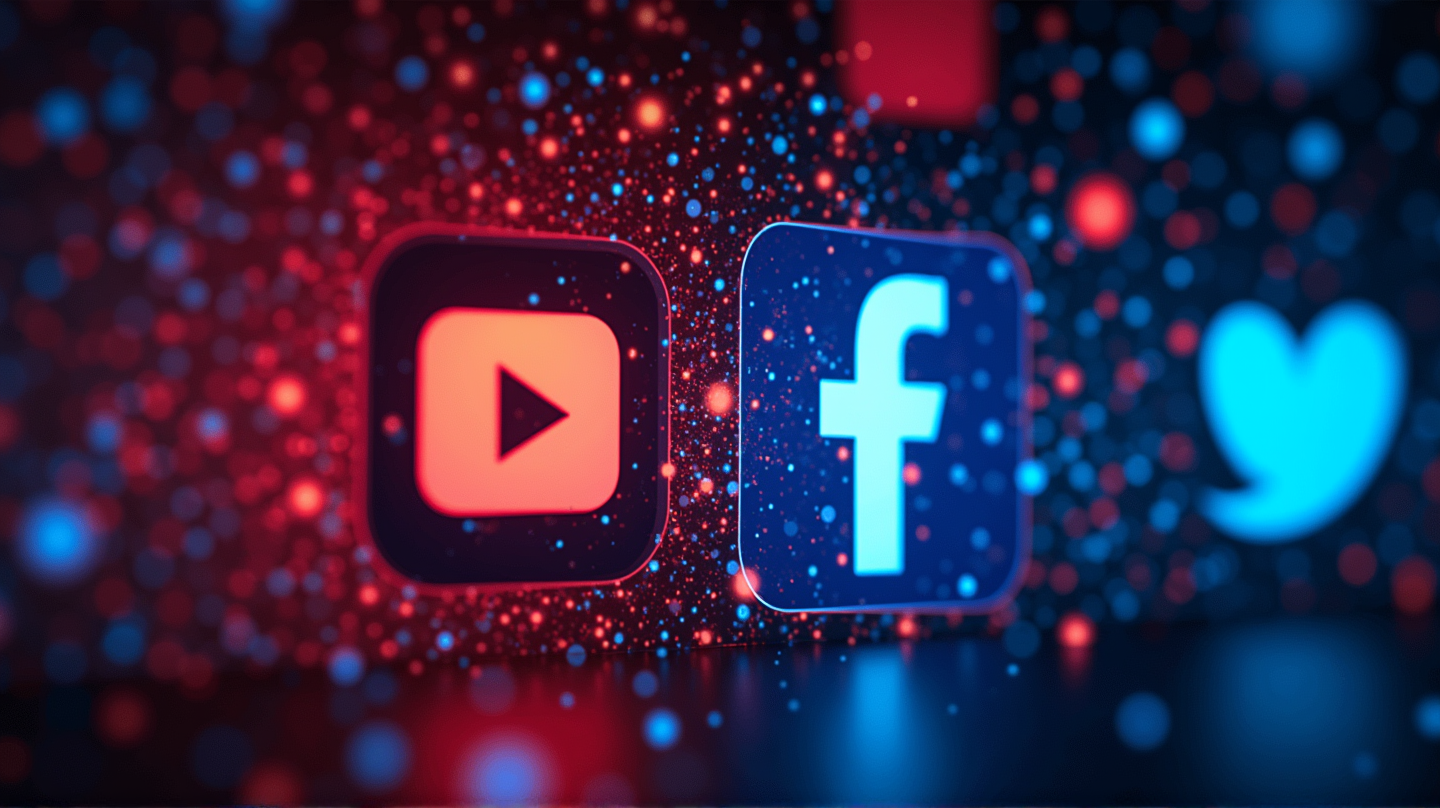 Los Titanes Ocultos de las Redes Sociales: YouTube y Facebook Dominan en Medio del Éxodo de X