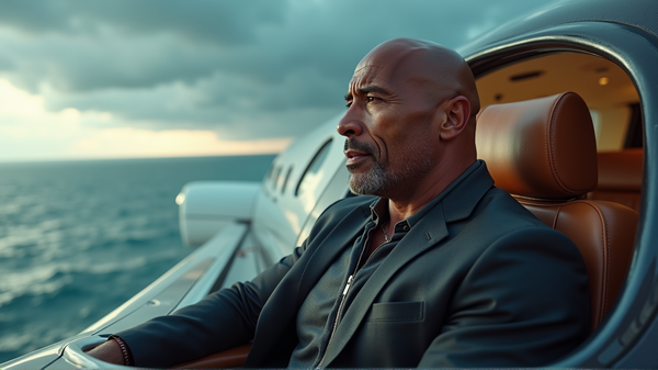 ¡Drama en el Aire con Dwayne 'La Roca' Johnson: Un Espeluznante Sustillo de Vuelo!