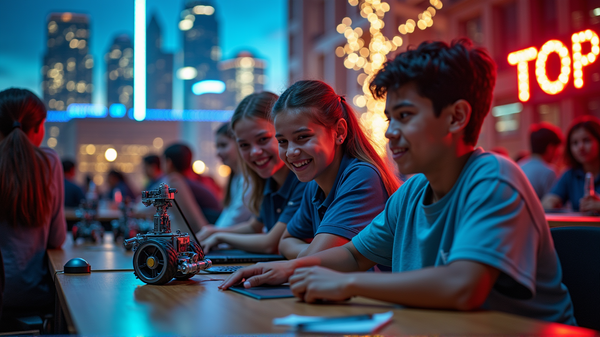 ¡La Escuela Secundaria Tommie Kunst se Prepara para el Desafío Mundial de Robótica en Dallas!