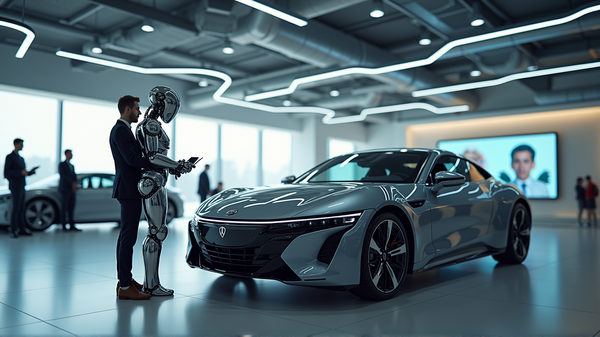 El Auge de la IA en el Comercio Automotriz: Los Robots Humanoides Toman la Delantera