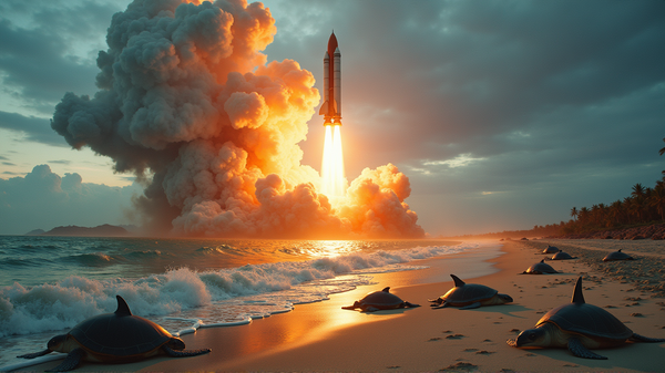 Delfines, Tortugas y un Accidente de Cohete: La Tragedia Inesperada de la Exploración Espacial
