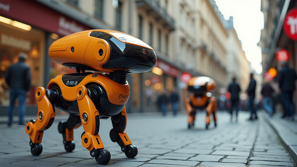 Mensajeros futuristas de cuatro patas: perros robots con IA conquistan las calles de Zúrich