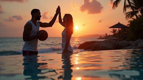 Romance en la Piscina: Una Propuesta Inolvidable de una Estrella de Disney