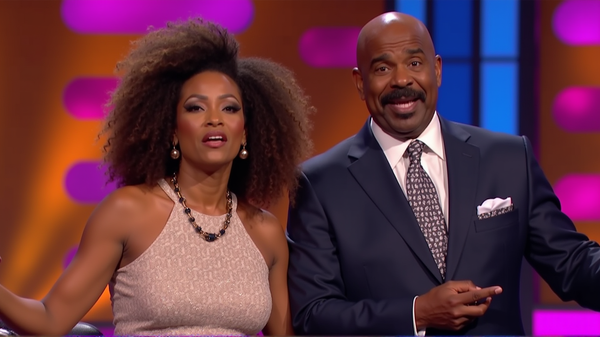 El Momento NSFW de Lainey Wilson con Steve Harvey en 'Celebrity Family Feud'