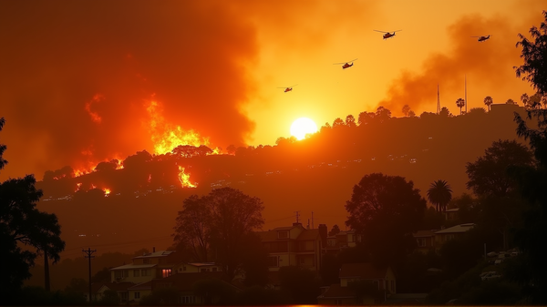 Esfuerzos Heroicos Salvan Hollywood Hills de un Devastador Incendio de Auto