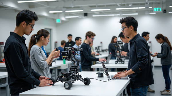 Los Robots de Rescate de Alta Tecnología de CSULB: Estudiantes Crean los Héroes del Mañana